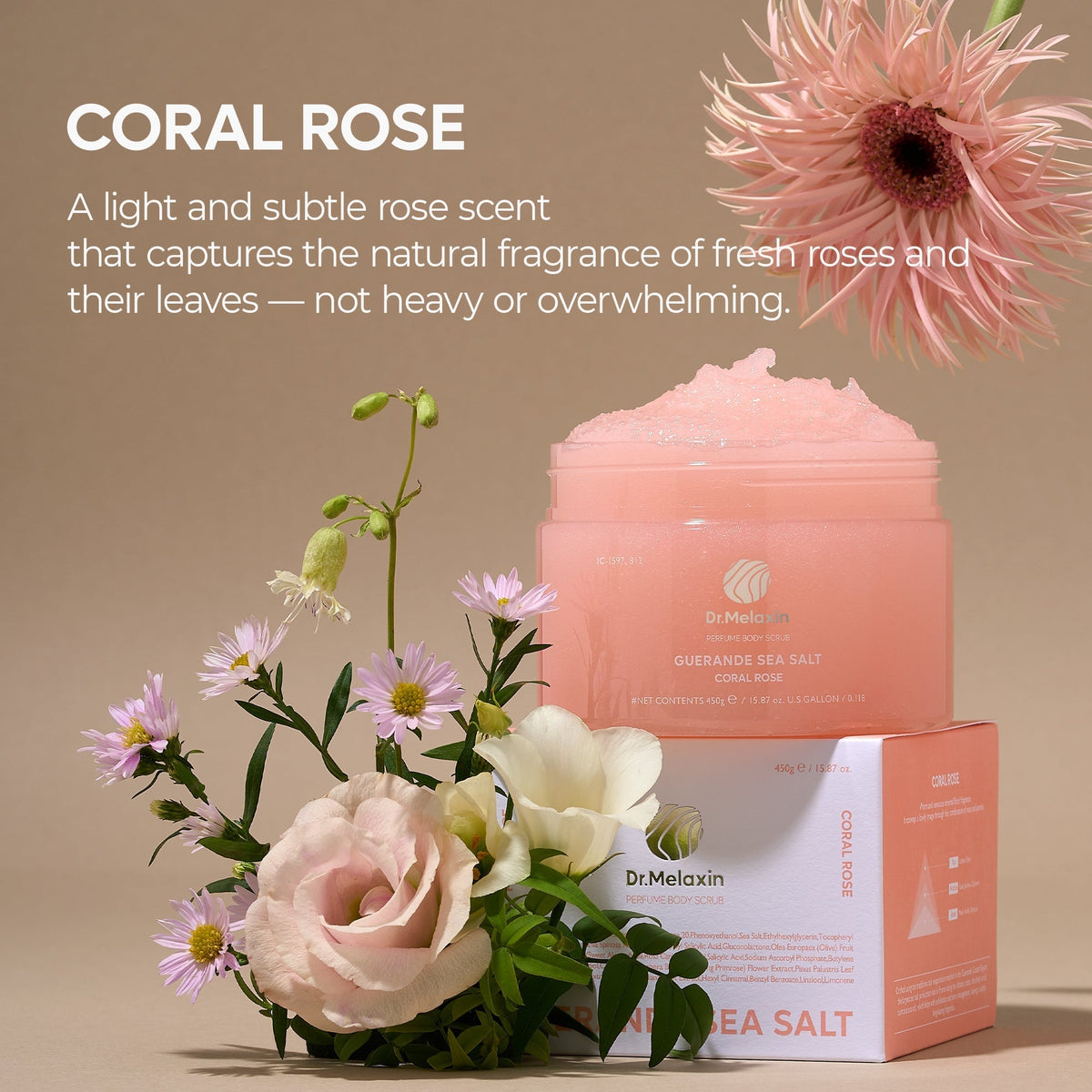Guerande Sea Salt Perfume Body Scrub 2 types