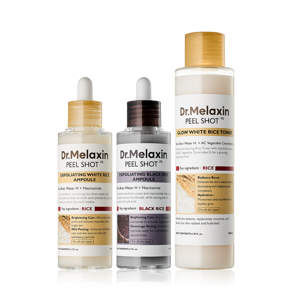Peel Shot Exfoliating Glow Rice Line