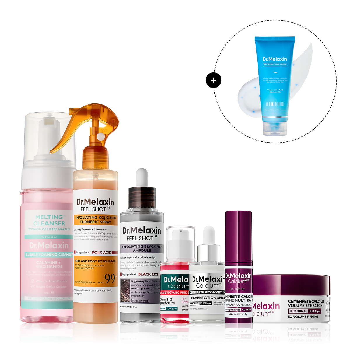 [Dr.Melaxin Exclusive] Radiant Blowout Routine Set — Body Glow Edition
