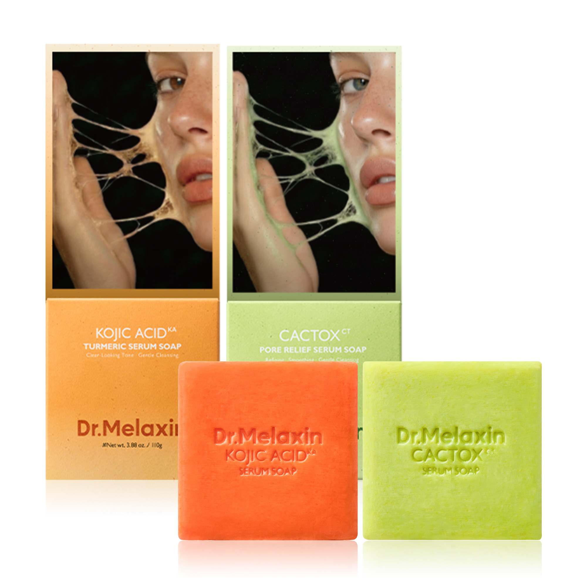 Kojic Acid & Cactox Serum Soap Cleansing Duo